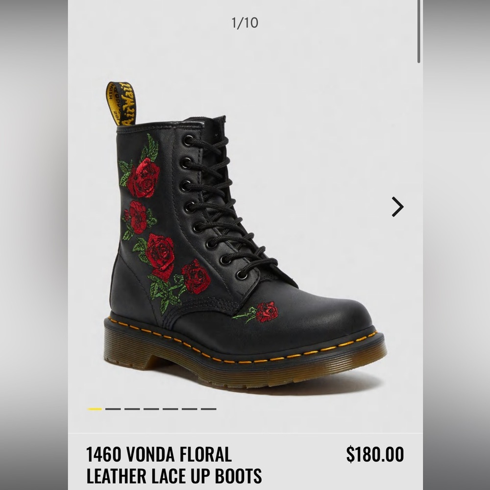 Brand new never used. Size 7. Black lace up Doc Martens.